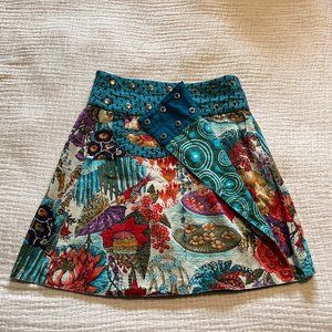 Beautiful , reversible multi-color skirt